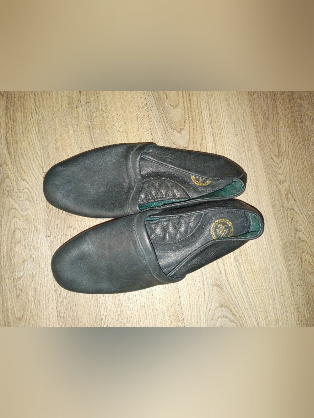 Men's Black All Leather Slip-On Loafers